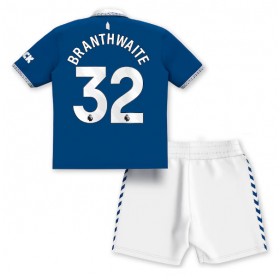 Everton Jarrad Branthwaite #32 Hemmakläder Barn 2023-24 Kortärmad (+ Korta byxor)